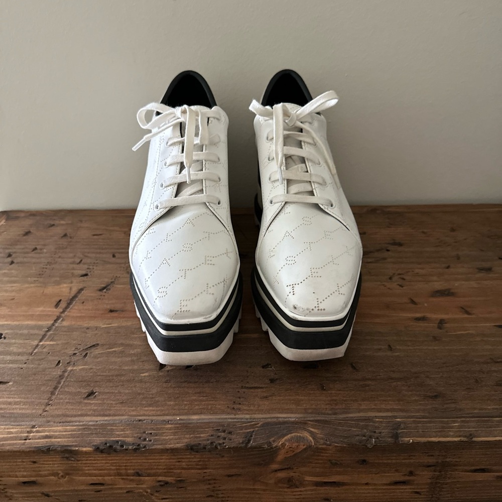 Sneakelyse Vegan Logo Platform Loafers